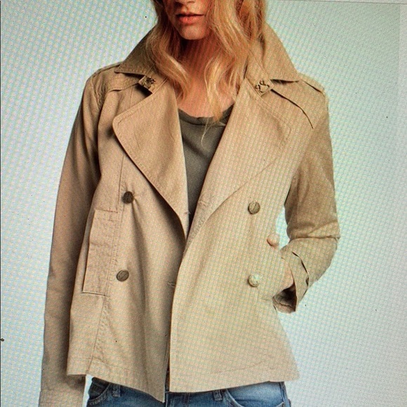 Current Elliot Shrunken Trench - Picture 1 of 8